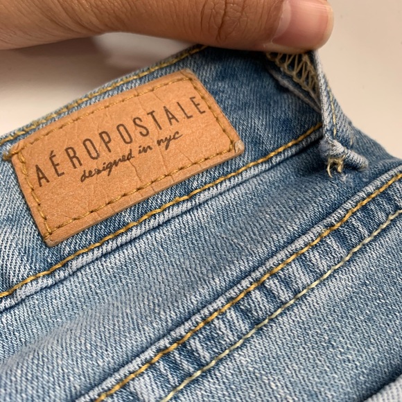 3 for $15 Aeropostale Light Blue Jeggings - Picture 10 of 11